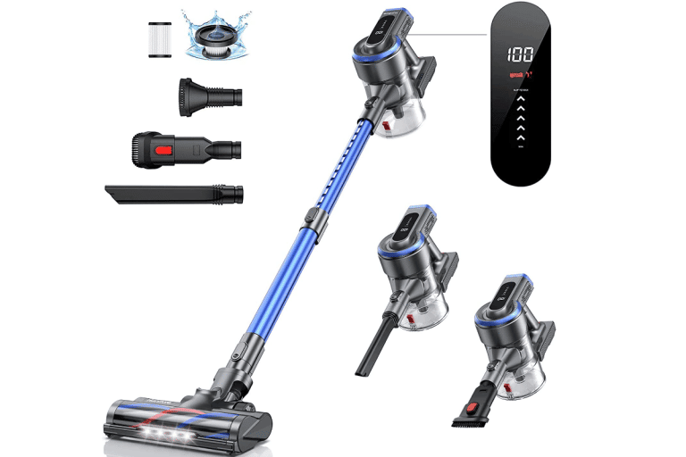 Test et avis Honiture Aspirateur Balai sans Fil S12, 33Kpa 55min Aspirateur sans Fil Puissant Léger