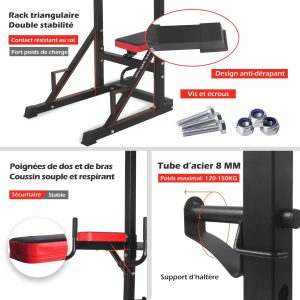 Avis et test Chaise romaine ISE musculation multifonction SY-4006