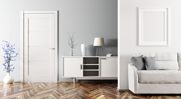 Intégration meuble d'entrée déco intérieure